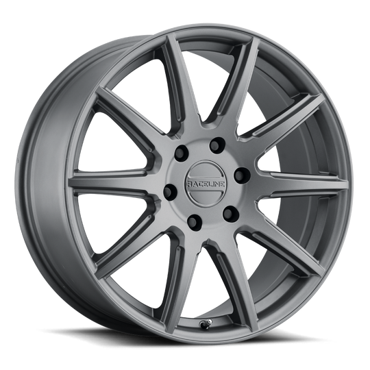 159G-88065+35 - Raceline 159G SPIKE 18X8 6X135 35mm Gunmetal - Raceline Wheels Canada