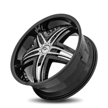 Load image into Gallery viewer, G1-229BLNK1373B - Diablo Blitz 22X9.5 Blank 13mm Gloss Black - Diablo Wheels Canada