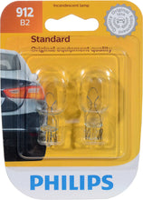 Load image into Gallery viewer, 912B2 Philips Standard Miniature 912 - Standard - Twin Blister Pack Philips Bulbs