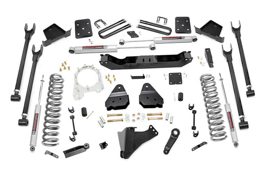 50820 6 Inch Lift Kit - Diesel - 4 Link - OVLD - Ford Super Duty (17-22) Rough Country Canada
