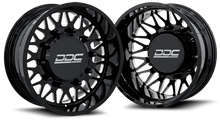Load image into Gallery viewer, 170-22-24BM-AS - DDC The Mesh Forged 22X8.25 8X170 Black Milled SS Fronts 99-04 Ford F-350 - DDC Wheels Canada