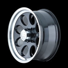 Load image into Gallery viewer, 171-5186B - ION Alloy 171 15X10 6X114.3 -38mm Gloss Black Machined - ION Alloy Wheels Canada
