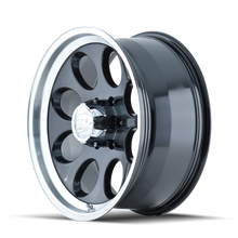 Charger l'image dans la galerie, 171-7965B - ION Alloy 171 17X9 5X114.3 0mm Gloss Black Machined - ION Alloy Wheels Canada