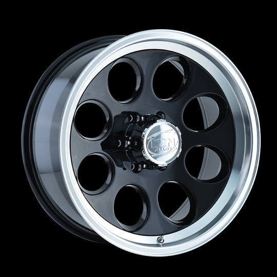 171-6885B - ION Alloy 171 16X8 5X139.7 -5mm Gloss Black Machined - ION Alloy Wheels Canada