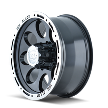 Load image into Gallery viewer, 174-6870B - ION Alloy 174 16X8 8X170 -5mm Gloss Black Machined - ION Alloy Wheels Canada