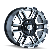 Load image into Gallery viewer, 179-7881B - ION Alloy 179 17X8 8X165.1 /  ET 10mm Black and Machined - ION Alloy Wheels Canada