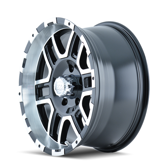 179-8950B - ION Alloy 179 18X9 5X150 30mm Satin Black Machined - ION Alloy Wheels Canada