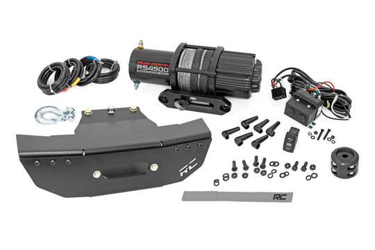 93156 Winch Mount - RS4500S - Polaris RZR Turbo S Rough Country Canada