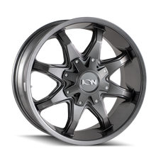 Load image into Gallery viewer, 181-7952G18 - ION Alloy 181 17X9 5X127 / 5X139.7 18mm Gloss Graphite - ION Alloy Wheels Canada