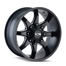 Load image into Gallery viewer, 181-2937M12 - ION Alloy 181 20X9 6X139.7 / 6X135 -12mm Satin Black Milled - ION Alloy Wheels Canada