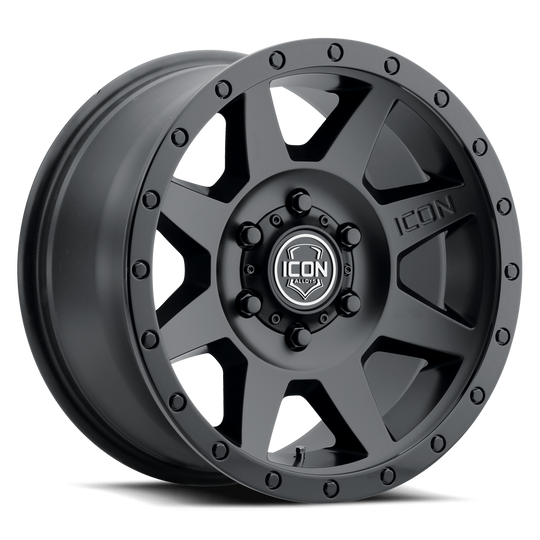 1817855557DB - ICON Rebound 17X8.5 5X150 ET 25mm Double Black - ICON Wheels Canada