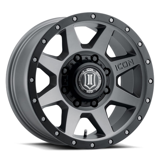 1817858150TT - ICON Rebound HD 17X8.5 8X170 ET 6mm Titanium - ICON Wheels Canada