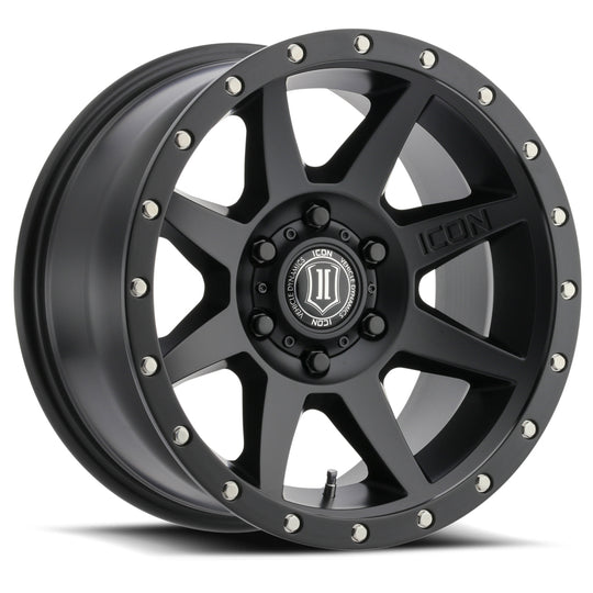 1818908350SB - ICON Rebound 18X9 6X139.7 ET 0mm Satin Black - ICON Wheels Canada