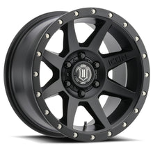 Charger l'image dans la galerie, 1818909060SB - ICON Rebound 18X9 6X139.7 ET 25mm Satin Black - ICON Wheels Canada