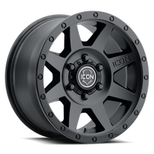 Charger l'image dans la galerie, 1820907345DB - ICON Rebound 20X9 5X127 ET -12mm Double Black - ICON Wheels Canada