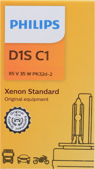 D1SC1 Philips Xenon HID lamp D1S - Standard - Single Commercial Pack Philips Bulbs