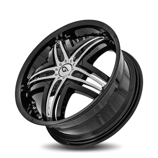 G1-2091122073B - Diablo Blitz 20X9.5 5X112 20mm Gloss Black - Diablo Wheels Canada