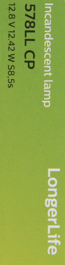 578LLCP Philips LongerLife Miniature 578LL - LongerLife - Multiple Commercial 10-Pack Philips Bulbs