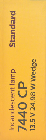 7440CP Philips Standard Miniature 7440 - Standard - Multiple Commercial 10-Pack Philips Bulbs