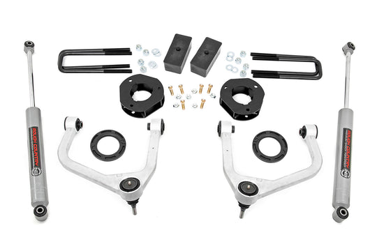22630 3.5 Inch Lift Kit - GMC Sierra 1500 2WD/4WD (2019-2023) Rough Country Canada