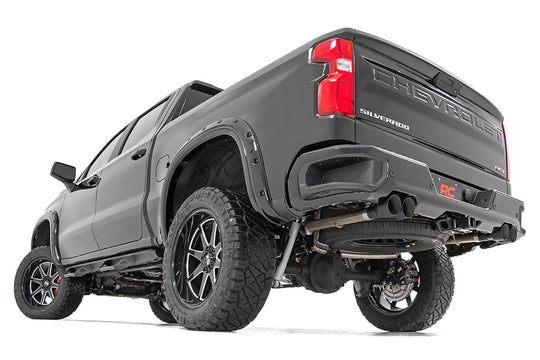 96014 Performance Cat-Back Exhaust - 6.2L - 5'8" & 6'6" Bed - Chevy/GMC 1500 (19-23) Rough Country Canada