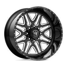 Load image into Gallery viewer, AFTDG52F25-5-21 - American Force AFW Addict 20X10 8X170 -25mm Gloss Black Mill-Mach - American Force Wheels Canada