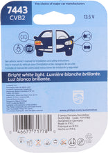 Load image into Gallery viewer, 7443CVB2 Philips CrystalVision ultra miniature 7443 - CrystalVision Ultra - Twin Blister Pack Philips Bulbs