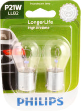 Load image into Gallery viewer, P21WLLB2 Philips LongerLife Miniature P21WLL - LongerLife - Twin Blister Pack Philips Bulbs