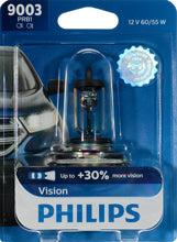 Load image into Gallery viewer, 9003PRB1 Philips Vision Headlight 9003 - Vision - Single Blister Pack Philips Bulbs