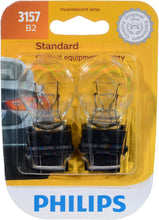 Load image into Gallery viewer, 3157B2 Philips Standard Miniature 3157 - Standard - Twin Blister Pack Philips Bulbs