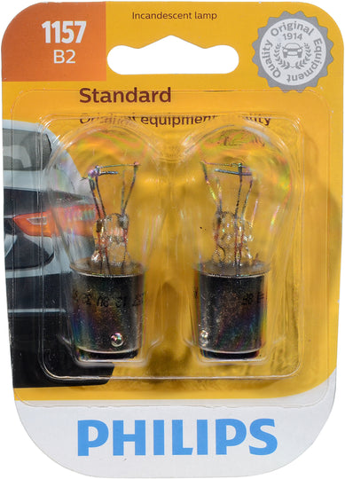 1157B2 Philips Standard Miniature 1157 - Standard - Twin Blister Pack Philips Bulbs