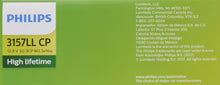Load image into Gallery viewer, 3157LLCP Philips LongerLife Miniature 3157LL - LongerLife - Multiple Commercial 10-Pack Philips Bulbs