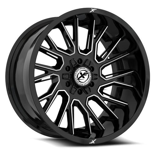 XF-2301890570GBM - XF Off-Road XF-230 18X9 6X135 / 6X139.7 0mm Gloss Black Machined - XF Off-Road Wheels Canada