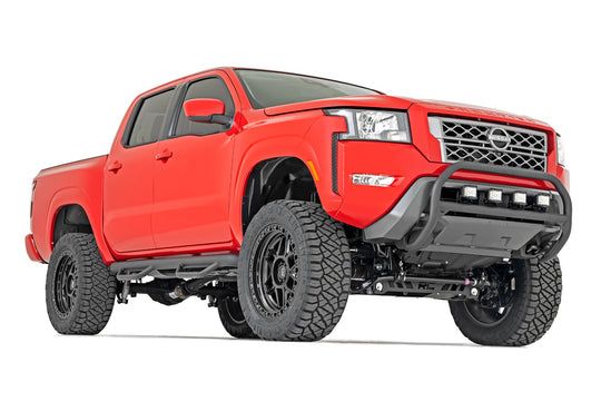 RCN2273CC Nerf Steps - Cab Length - Crew Cab - Nissan Frontier 2WD/4WD (05-23) Rough Country Canada