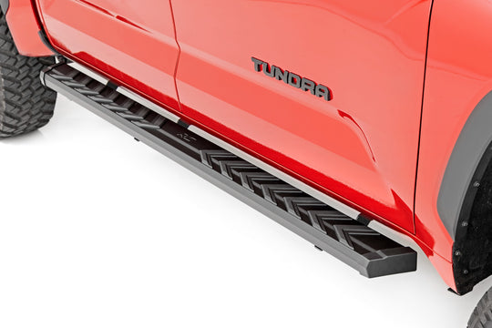 41006 BA2 Running Boards - Side Step Bars - Toyota Tundra 2WD/4WD (22-23) Rough Country Canada