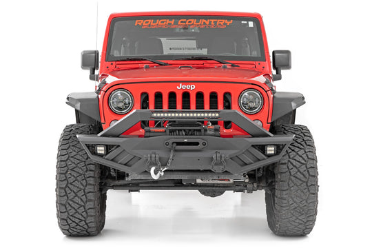 99037 High Clearance LED Flat Fender Flare Kit - UV Treated - Jeep Wrangler JK (07-18) Rough Country Canada