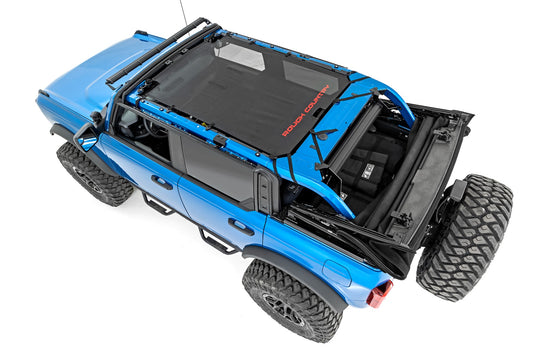 85116 Mesh Bikini Top Plus - Black - Ford Bronco 4WD (2021-2023) Rough Country Canada