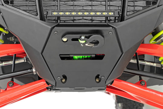 92064 LED Light - Winch Mount - RS6500S - 10" Black Slimline - Polaris RZR Pro R Rough Country Canada