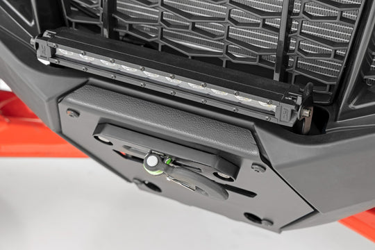 92063 LED Light - Winch Mount - RS4500S - 10" Black Slimline - Polaris RZR Pro R Rough Country Canada