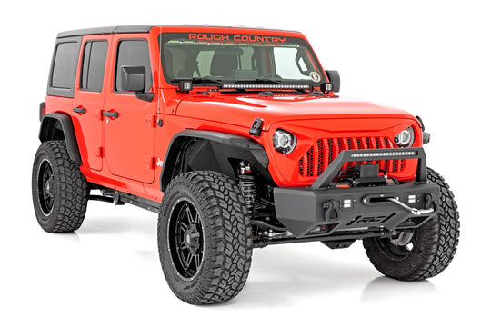 99036 High Clearance LED Flat Fender Flare Kit - UV Treated - - Jeep Wrangler JL (18-23) Rough Country Canada
