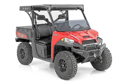 98432011 Tinted Half Windshield - Scratch Resistant - Polaris Ranger 1000/Ranger XP 900/1000 Rough Country Canada