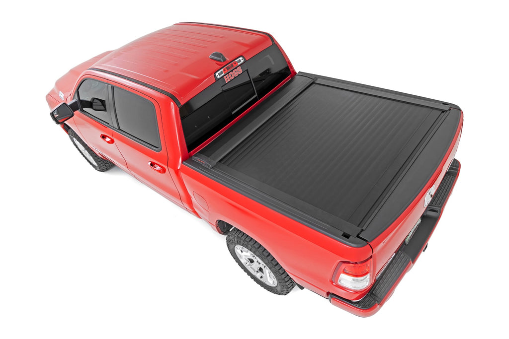 46320551 Retractable Bed Cover - 5'7" Bed - Ram 1500 (19-23)/1500 TRX (21-23) Rough Country Canada