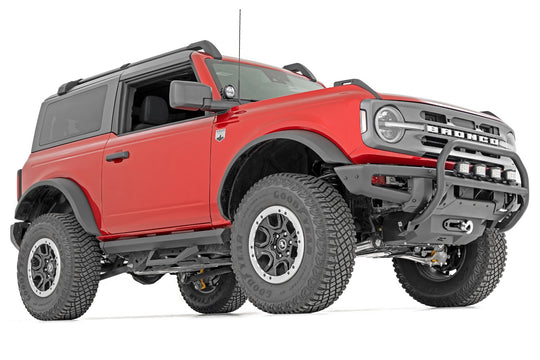 51103 Nudge Bar - 20 Inch Chrome Single Row LED - OE Modular Steel - Ford Bronco (21-23) Rough Country Canada