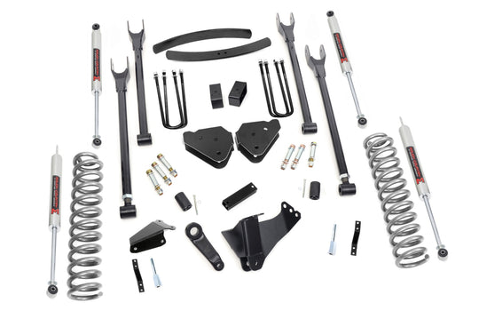 57840 6 Inch Lift Kit - Gas - 4 Link - No OVLDS - M1 - Ford Super Duty (05-07) Rough Country Canada