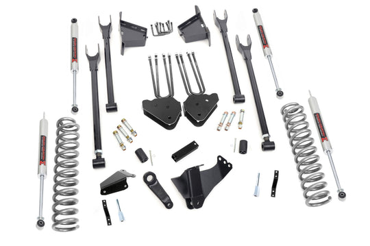 59140 8 Inch Lift Kit - 4 Link - RR Blocks - M1 - Ford Super Duty (05-07) Rough Country Canada