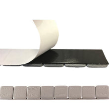 Load image into Gallery viewer, 200648 0.25 OZ Coated Steel Silver Stick-On Adhesive Wheel Weights Box of 48 X 12 Tectonic Canada