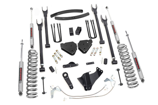 584.20 6 Inch Lift Kit - Diesel - 4 Link - Ford Super Duty 4WD (2008-2010) Rough Country Canada