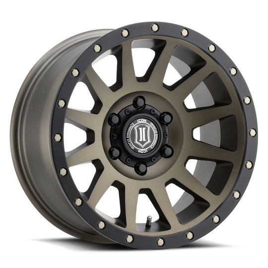 2017858347BR - ICON Compression 17X8.5 6X139.7 ET 0mm Bronze - ICON Wheels Canada