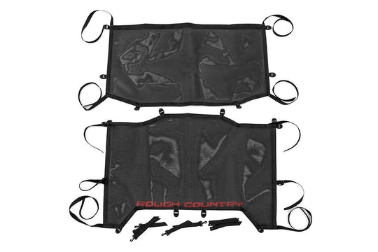 85120 Mesh Bikini Top Plus - Black - Jeep Wrangler 4xe (21-23)/Wrangler JL (18-23) Rough Country Canada