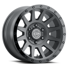 Charger l'image dans la galerie, 2018907345DB - ICON Compression 18X9 5X127 ET -12mm Double Black - ICON Wheels Canada